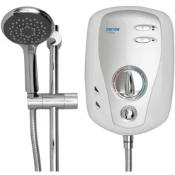 Triton T100xr Electric Shower 10.5kW White & Chrome -Bathroom Supplies Store 8756524 4