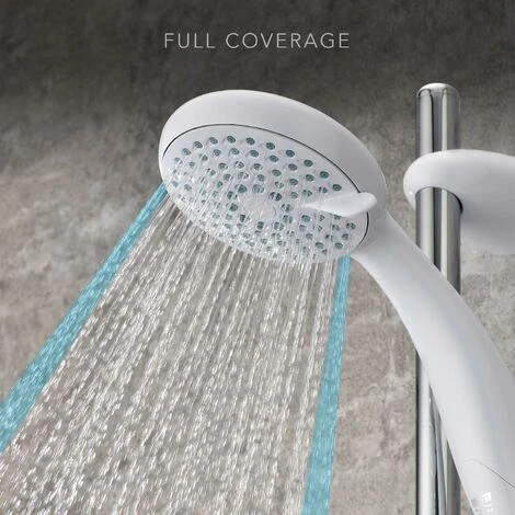 Mira Nectar Shower Fittings Kit + 1.25m Hose - White/Chrome 4 Mira Nectar Shower Fittings Kit + 1.25m Hose - White/Chrome - Image 4