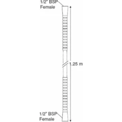 Mira Logic Shower Hose Chrome -Bathroom Supplies Store 8756602 3