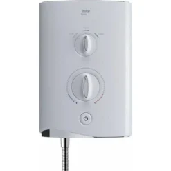 Mira Sport Multi-Fit Electric Shower 9.8kW White & Chrome -Bathroom Supplies Store 8756783 3