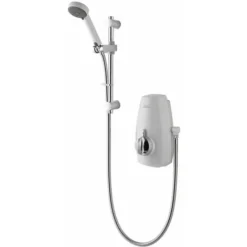 Aqualisa Aquastream Thermostatic Power Shower White & Chrome