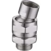 Swivel Shower Head With Brass Ball Joint Adjustable Shower Arm Connector Universal Shower Component Brushed Niekel