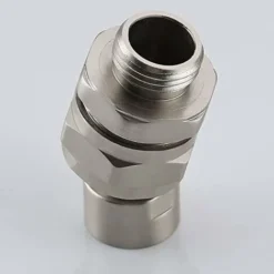 Swivel Shower Head With Brass Ball Joint Adjustable Shower Arm Connector Universal Shower Component Brushed Niekel -Bathroom Supplies Store 89794390 5