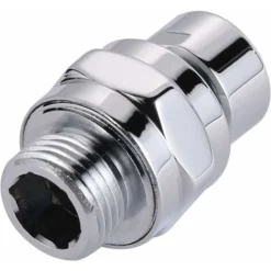 MODOU Adjustable Brass Swivel Ball Joint, Connect To Shower Arm, Adjustable Shower Arm Head Angle Swivel Ball Joint In G1/2 Chrome Brass -Bathroom Supplies Store 89806342 3