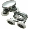 2x Twin Shower Door Glass Top Rollers Alloy Wheels 25mm Pulleys Zinc Runners Mohoo