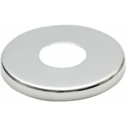 LITZEE 21mm Chrome Steel Clamp Vent Valve Hole Cover 9.5mm Size (10 Pieces)