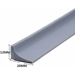 LITZEE 2 ME Gray Silicone Shower Barrier Retention System, Self Adhesive Rubber Shower Threshold, Water Dam, Waterproof Door Seal For Bathroom Floor 7 LITZEE 2 ME Gray Silicone Shower Barrier Retention System, Self Adhesive Rubber Shower Threshold, Water Dam, Waterproof Door Seal For Bathroom Floor -Bathroom Supplies Store 90319647 3