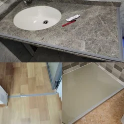 LITZEE 2 ME Gray Silicone Shower Barrier Retention System, Self Adhesive Rubber Shower Threshold, Water Dam, Waterproof Door Seal For Bathroom Floor 8 LITZEE 2 ME Gray Silicone Shower Barrier Retention System, Self Adhesive Rubber Shower Threshold, Water Dam, Waterproof Door Seal For Bathroom Floor -Bathroom Supplies Store 90319647 4