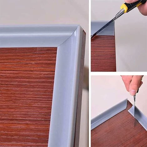 LITZEE 2 ME Gray Silicone Shower Barrier Retention System, Self Adhesive Rubber Shower Threshold, Water Dam, Waterproof Door Seal For Bathroom Floor 5 LITZEE 2 ME Gray Silicone Shower Barrier Retention System, Self Adhesive Rubber Shower Threshold, Water Dam, Waterproof Door Seal For Bathroom Floor - Image 5