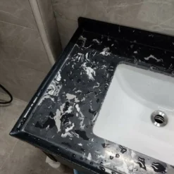 LITZEE Black Shower Barrier 2 ME Silicone Retention System, Shower Threshold Anti Overflow Rubber Water Dam Self Adhesive, Waterproof Door Seal For Bathroom Floor -Bathroom Supplies Store 90319956 5