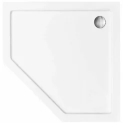 Shower Tray Diamond White 80x80 -Bathroom Supplies Store 91440940 3