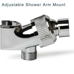 Adjustable Shower Arm Bracket - Chrome - 0.5 -Bathroom Supplies Store 91651014 4