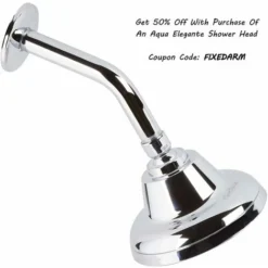 Shower Arm With Flange Wall Mount Replacement Corner Shower Head Arm Wall Mount For Fixed Showerhead And Handheld Showerhead 6 Inch Chrome 7 Shower Arm With Flange Wall Mount Replacement Corner Shower Head Arm Wall Mount For Fixed Showerhead And Handheld Showerhead 6 Inch Chrome -Bathroom Supplies Store 91651162 3