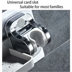 Hand Shower Holder Shower Head Holder No Drilling Strong Grip Handheld Shower Holder Adjustable Angle (Multifunctional) -Bathroom Supplies Store 91889229 3