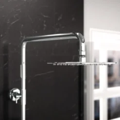 Modern Round Exposed Thermostatic Mixer Shower Set With Shower Head And Handheld 9 Modern Round Exposed Thermostatic Mixer Shower Set With Shower Head And Handheld -Bathroom Supplies Store 92061683 5