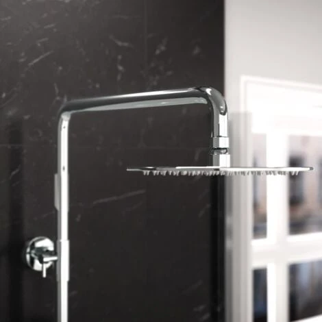 Modern Round Exposed Thermostatic Mixer Shower Set With Shower Head And Handheld 5 Modern Round Exposed Thermostatic Mixer Shower Set With Shower Head And Handheld - Image 5