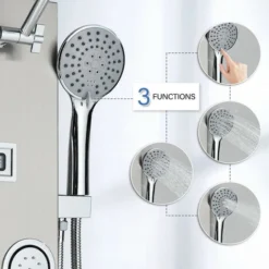 Cascade Shower Panel With Hydro-Massage Shower Panel System With Shower Jet -Bathroom Supplies Store 92849011 3