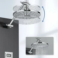 Shower Column Multifunctional Shower System Massaging Nozzles Shower Panel For Bathroom With Adjustable Rain Shower Head -Bathroom Supplies Store 92852232 3