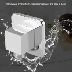 Wall Supply Elbow, Square Shower Outlet Elbow Wall Supply Elbow Shower Hose Connector For Hand Shower, 1/2" 7 Wall Supply Elbow, Square Shower Outlet Elbow Wall Supply Elbow Shower Hose Connector For Hand Shower, 1/2" -Bathroom Supplies Store 92867456 3