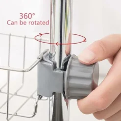 1 Piece No Drilling Shower Shelf, Stainless Telescopic Bathroom Shelf, No Drilling Corner Shower Shelf, Bathroom Shelf, Suitable For Shower Rod, Shampoo Holder -Bathroom Supplies Store 93515562 4