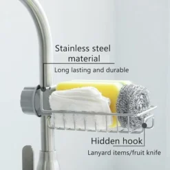 1 Piece No Drilling Shower Shelf, Stainless Telescopic Bathroom Shelf, No Drilling Corner Shower Shelf, Bathroom Shelf, Suitable For Shower Rod, Shampoo Holder -Bathroom Supplies Store 93515562 5