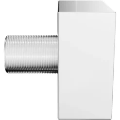 Wholesale Domestic Cubix Polished Chrome Square Shower Elbow -Bathroom Supplies Store 9376632 4