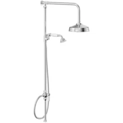 Windsor. Windsor Traditional Polished Chrome Rigid Riser Kit With Diverter -Bathroom Supplies Store 9376942 3