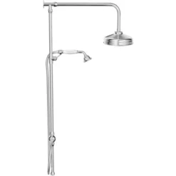 Windsor. Windsor Traditional Polished Chrome Rigid Riser Kit With Diverter -Bathroom Supplies Store 9376942 4