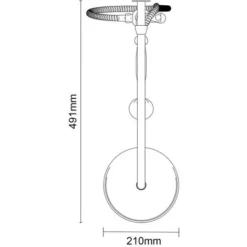 Windsor. Windsor Traditional Polished Chrome Rigid Riser Kit With Diverter -Bathroom Supplies Store 9376942 5