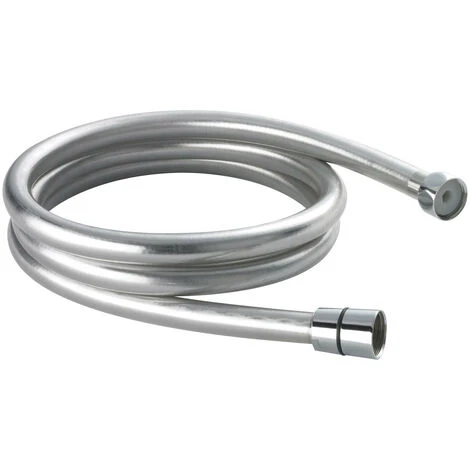 Hudson Reed 1.5M Smooth Flex Silver Shower Hose - A321 1 Hudson Reed 1.5M Smooth Flex Silver Shower Hose - A321