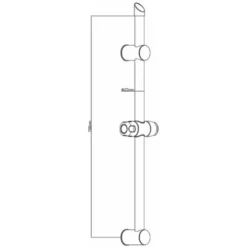 Shower Bar Adjustable SIGNO Chrome SCHÜTTE 5 Shower Bar Adjustable SIGNO Chrome SCHÜTTE -Bathroom Supplies Store 94214509 3