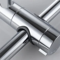 Replaceable Hand Shower Stand, Chrome ABS Shower Head Stand, 18-25MM Adjustable Diameter -Bathroom Supplies Store 94385129 3