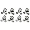 Pack 23mm Zinc Alloy Shower Door Rollers