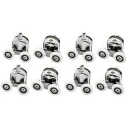 Pack 23mm Zinc Alloy Shower Door Rollers