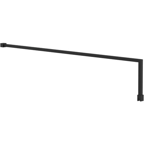 Colore Matt Black Walk In Shower Enclosure Glass Support Bar 3 Colore Matt Black Walk In Shower Enclosure Glass Support Bar - Image 3