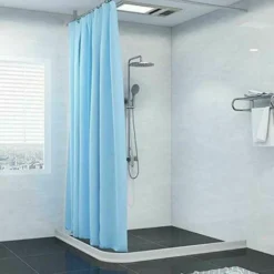 Shower Door Seal, Collapsible Shower Barrier, Shower Threshold For Wet And Dry Separation, Suitable For Kitchen And Bathroom (100 CM, 1pcs White) -Bathroom Supplies Store 95643211 3