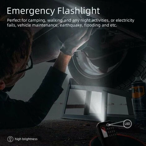 AM/FM Portable Radio, Radio Set With Emergency Light, Micro SD/AUX/USB Support, 1200mAh Rechargeable Battery 5 AM/FM Portable Radio, Radio Set With Emergency Light, Micro SD/AUX/USB Support, 1200mAh Rechargeable Battery - Image 5