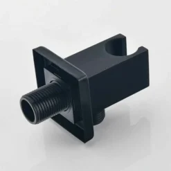 Wall Connection Elbow With Shower Holder Black, Brass 1/2 Square Pipe Connection, Shower Connection Elbow With Holder, Sand Connection Wall Connection Hand Shower For Black Shower 9 Wall Connection Elbow With Shower Holder Black, Brass 1/2 Square Pipe Connection, Shower Connection Elbow With Holder, Sand Connection Wall Connection Hand Shower For Black Shower -Bathroom Supplies Store 98630825 5
