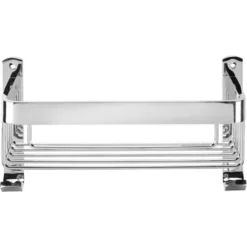Croydex Rust Free Aluminium Bathroom Storage Large Shower Basket Caddy, Chrome -Bathroom Supplies Store 9985573 3